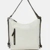 Clearance Mandarina Duck HUNTER Medium Backpack Bag WhitecapGrey