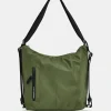 Sale Mandarina Duck HUNTER Medium Backpack Bag MilitaryGreen