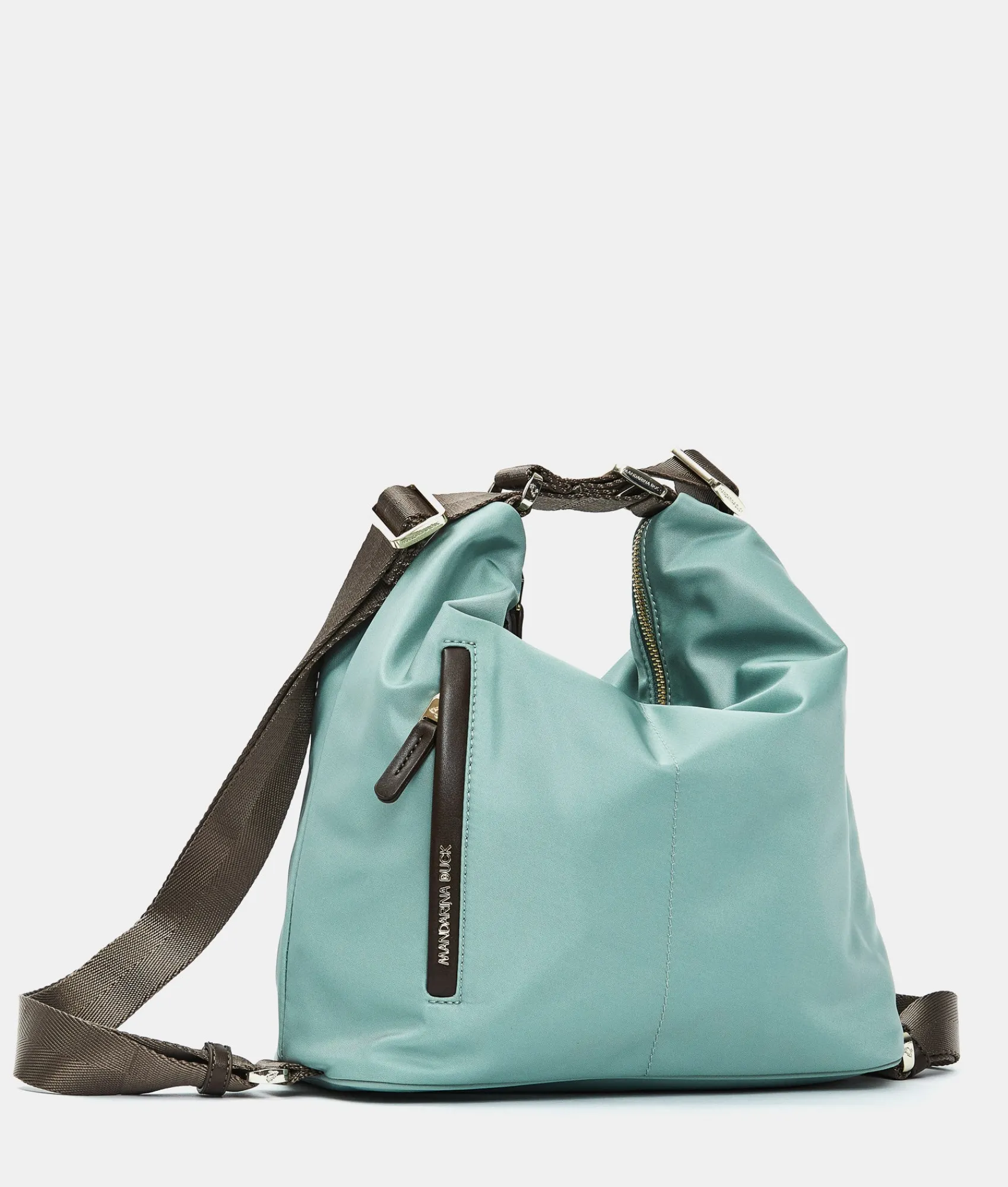 Fashion Mandarina Duck HUNTER Medium Backpack Bag IcebergGreen