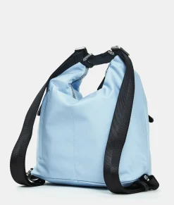 Outlet Mandarina Duck HUNTER Medium Backpack Bag Skyway&Black