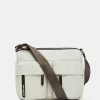 Online Mandarina Duck HUNTER Medium Crossbody Bag WhitecapGrey