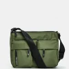 Discount Mandarina Duck HUNTER Medium Crossbody Bag MilitaryGreen