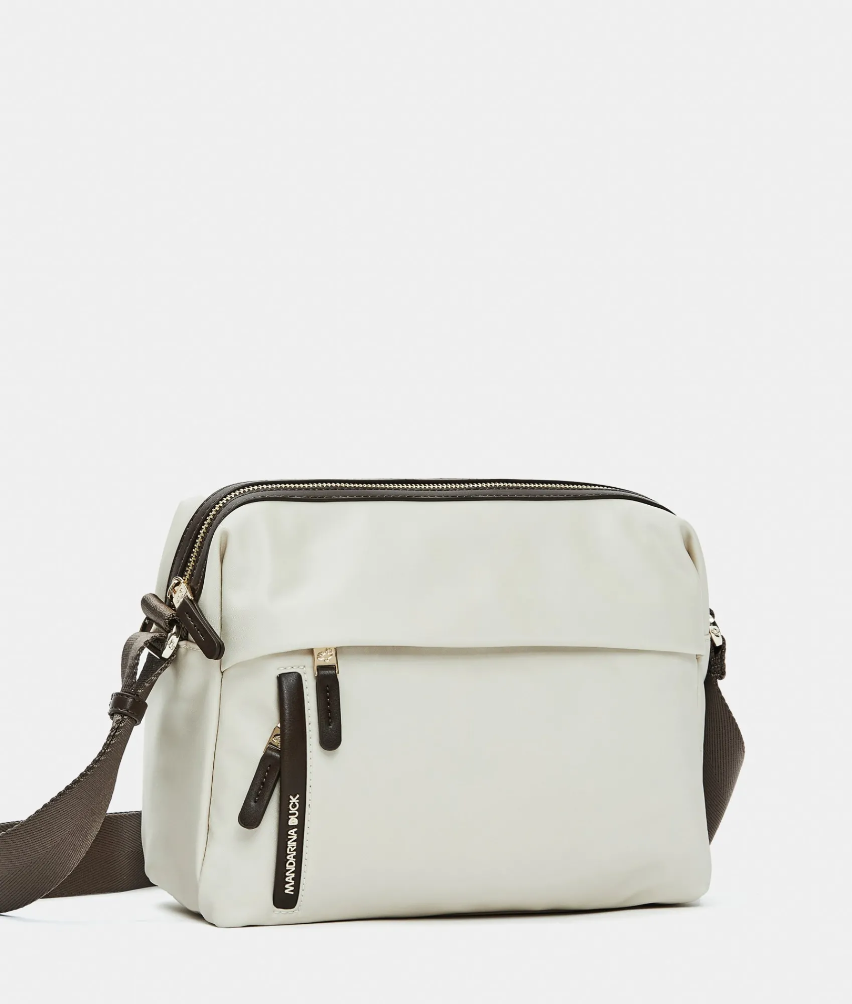 Online Mandarina Duck HUNTER Medium Crossbody Bag WhitecapGrey