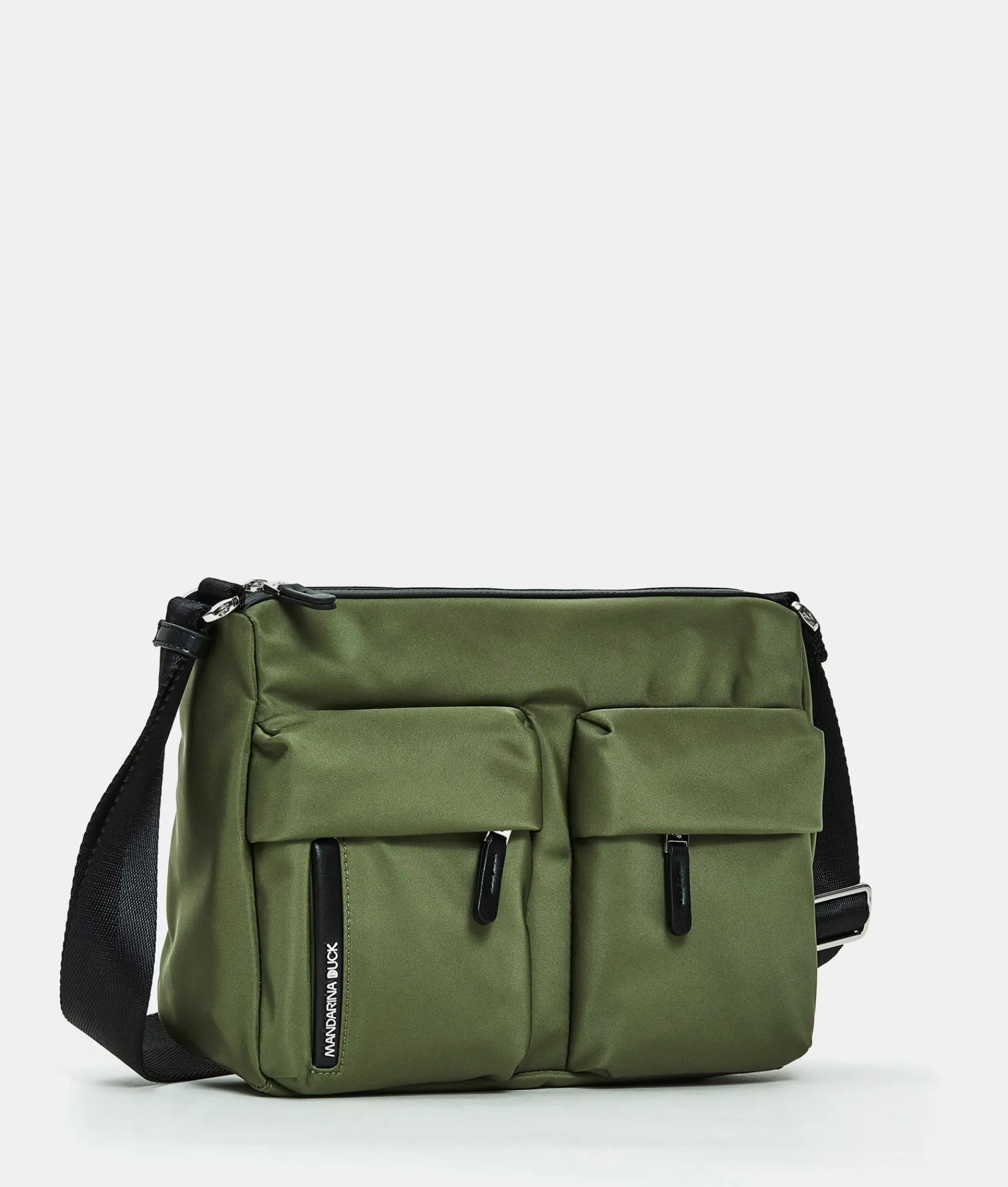 Discount Mandarina Duck HUNTER Medium Crossbody Bag MilitaryGreen