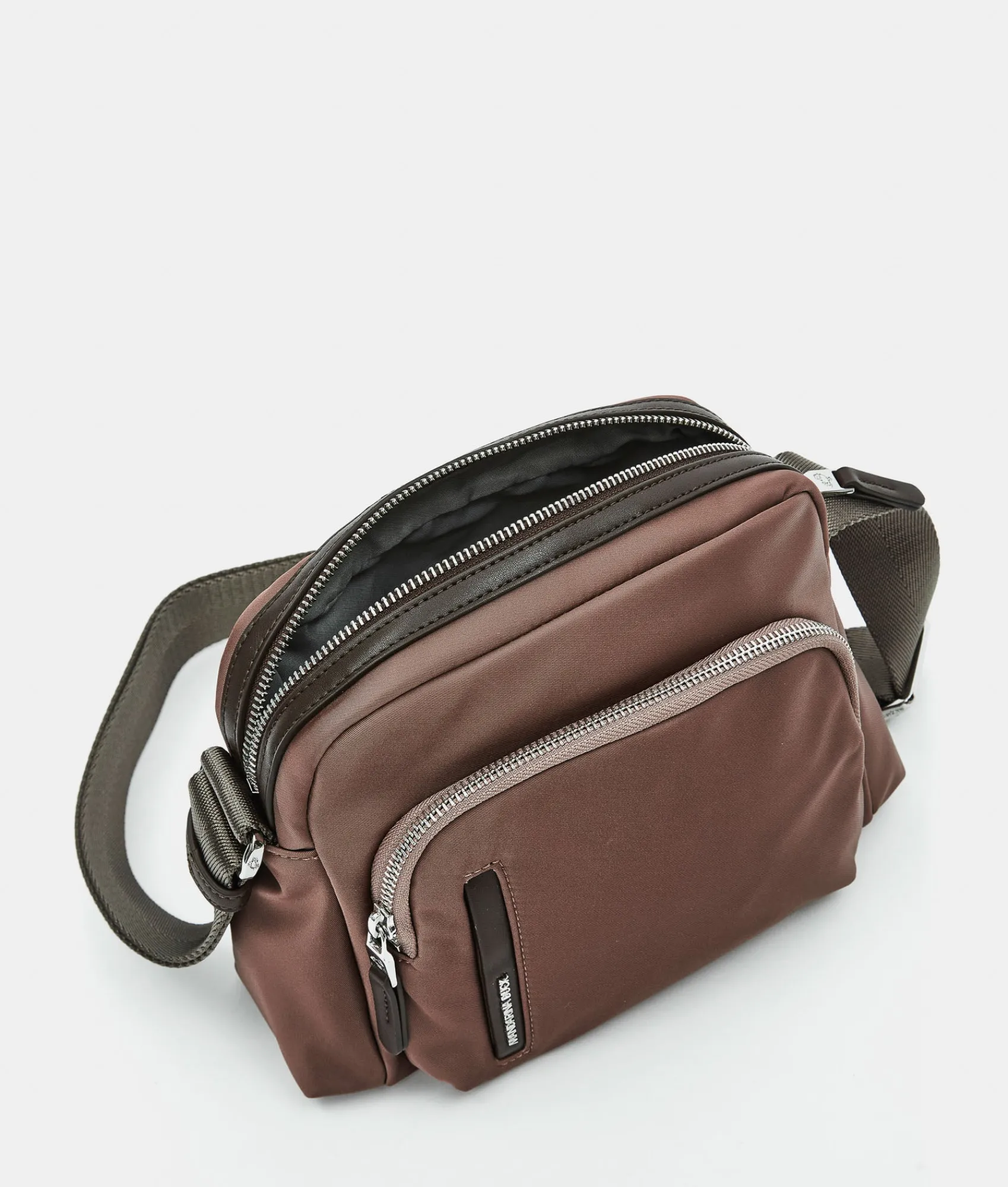 Fashion Mandarina Duck HUNTER Medium Crossbody Bag Beaver