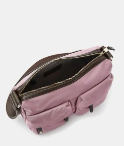 Discount Mandarina Duck HUNTER Medium Crossbody Bag LilacRose
