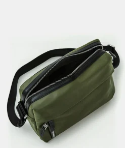 Outlet Mandarina Duck HUNTER Medium Crossbody Bag MilitaryGreen