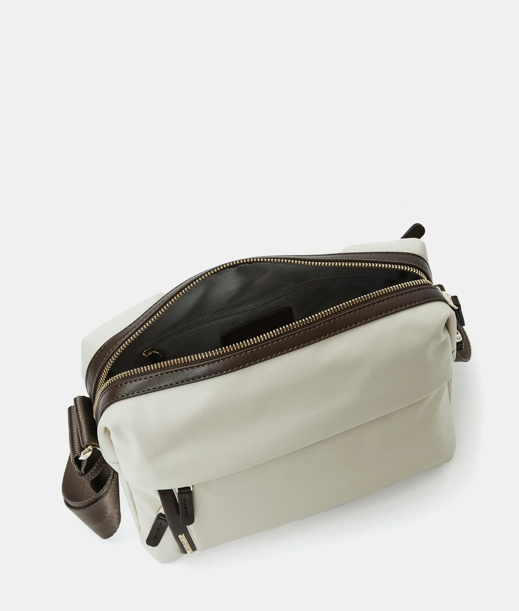 Online Mandarina Duck HUNTER Medium Crossbody Bag WhitecapGrey