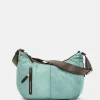 Sale Mandarina Duck HUNTER Medium Expandable Crossbody Bag IcebergGreen