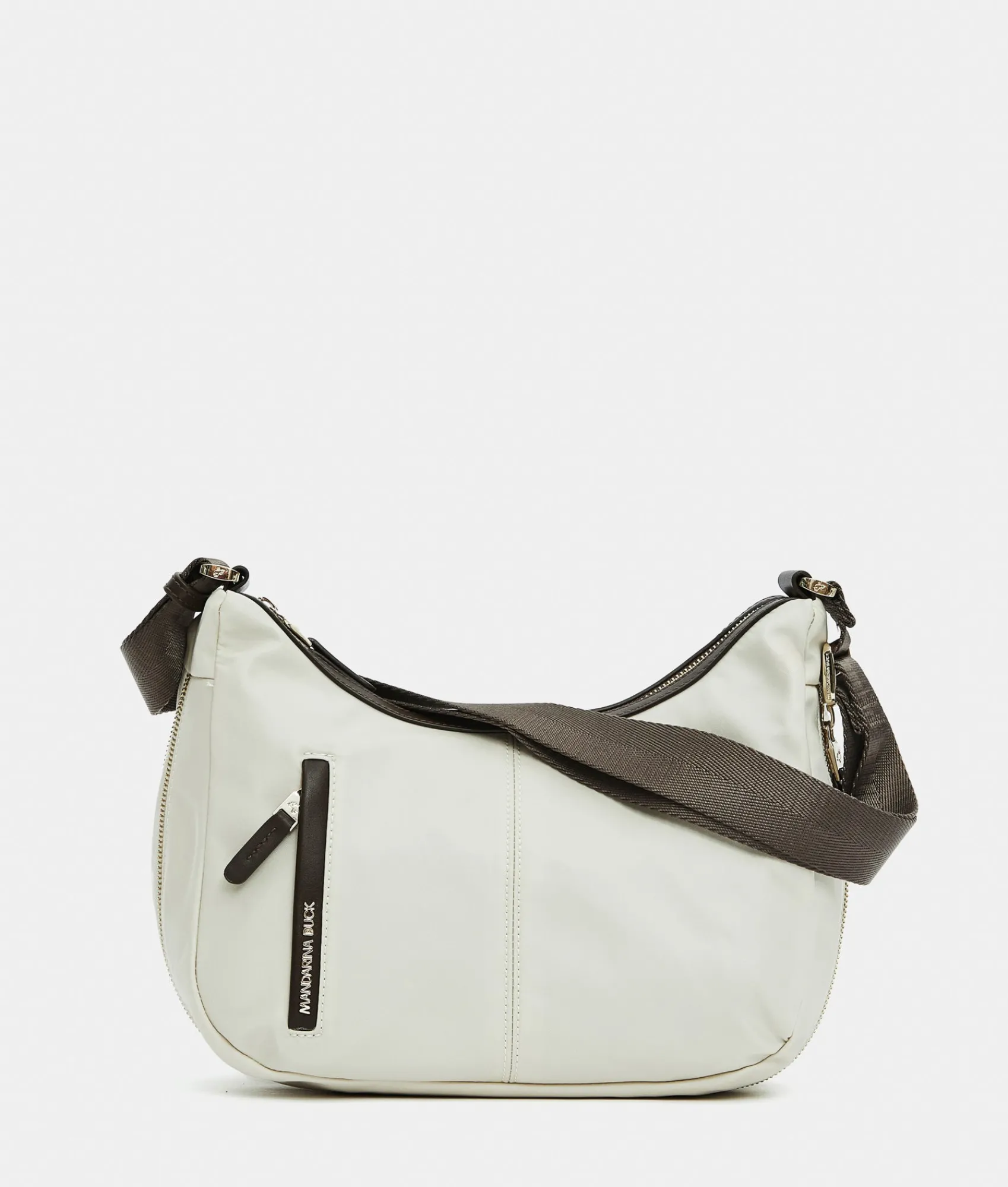 Best Mandarina Duck HUNTER Medium Expandable Crossbody Bag WhitecapGrey