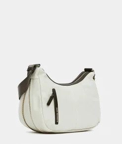 Best Mandarina Duck HUNTER Medium Expandable Crossbody Bag WhitecapGrey