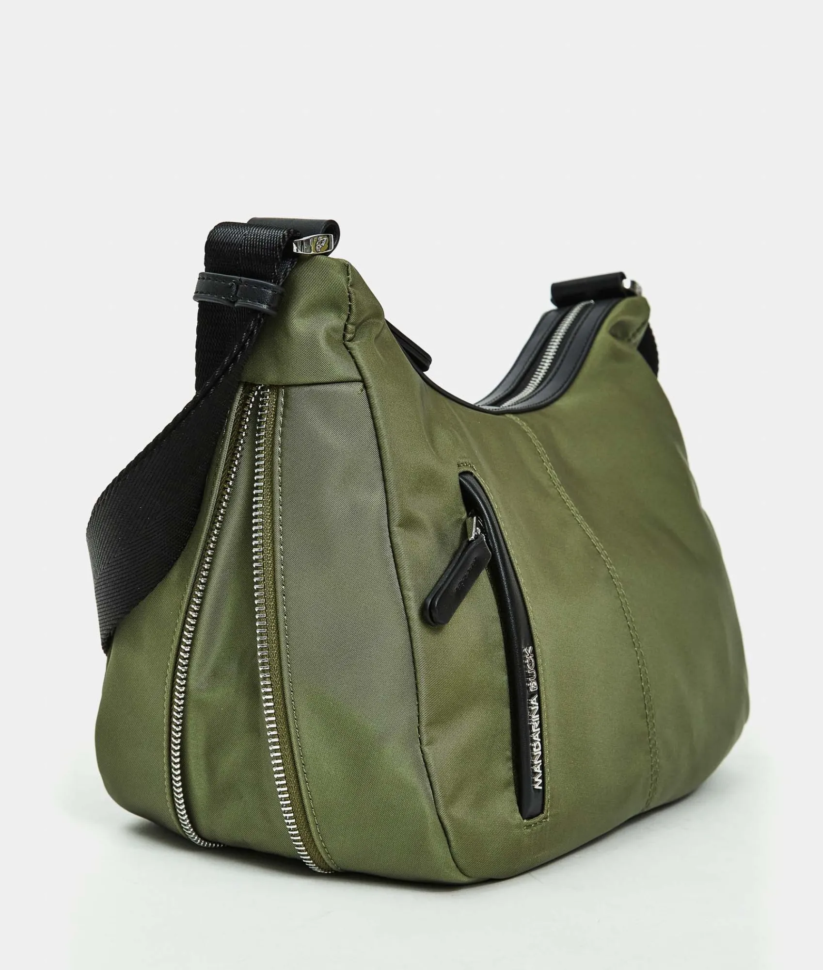 Online Mandarina Duck HUNTER Medium Expandable Crossbody Bag MilitaryGreen