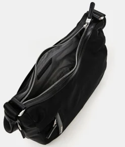 Outlet Mandarina Duck HUNTER Medium Expandable Crossbody Bag Black