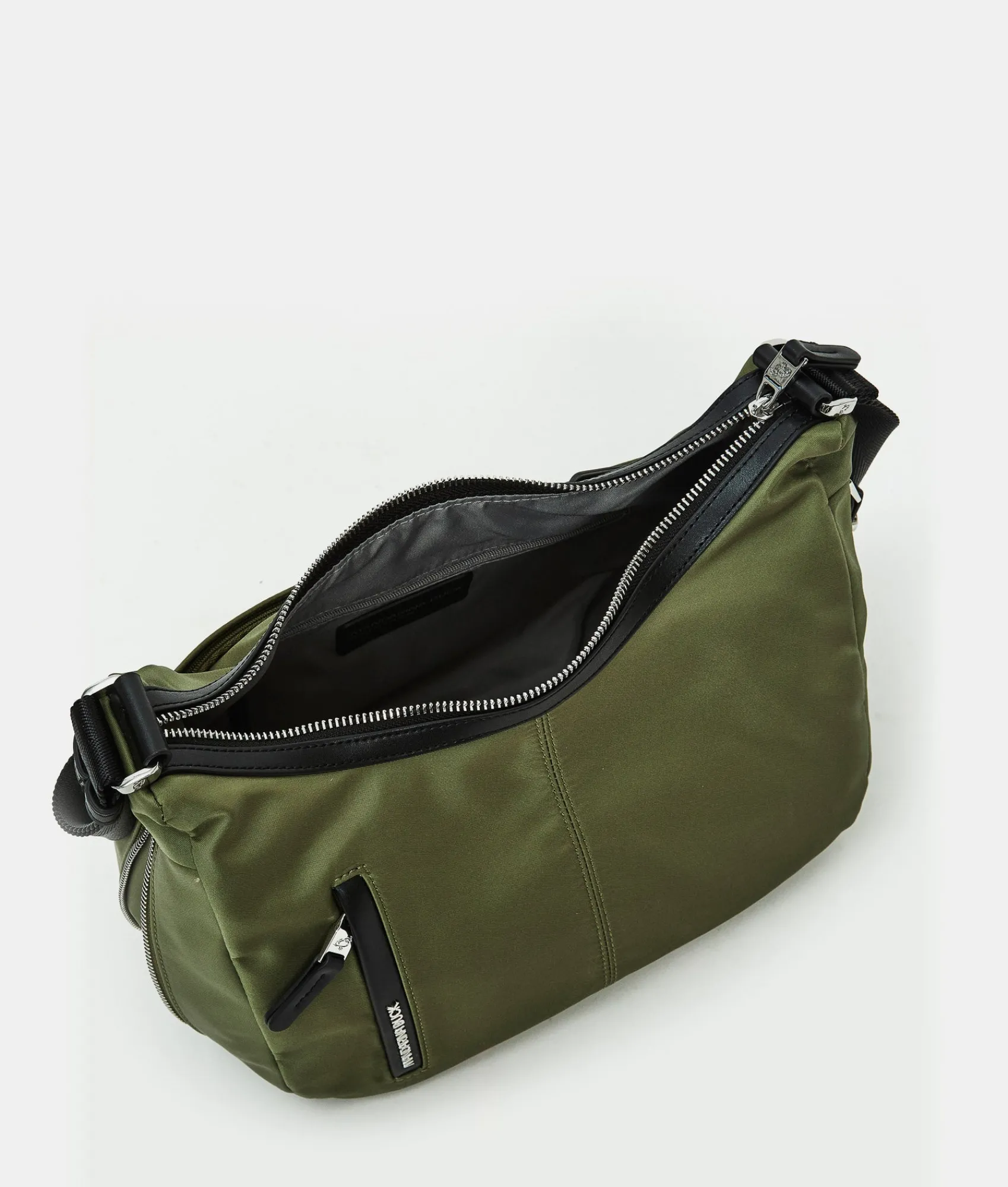 Online Mandarina Duck HUNTER Medium Expandable Crossbody Bag MilitaryGreen