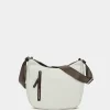 Outlet Mandarina Duck HUNTER Medium Hobo Bag WhitecapGrey