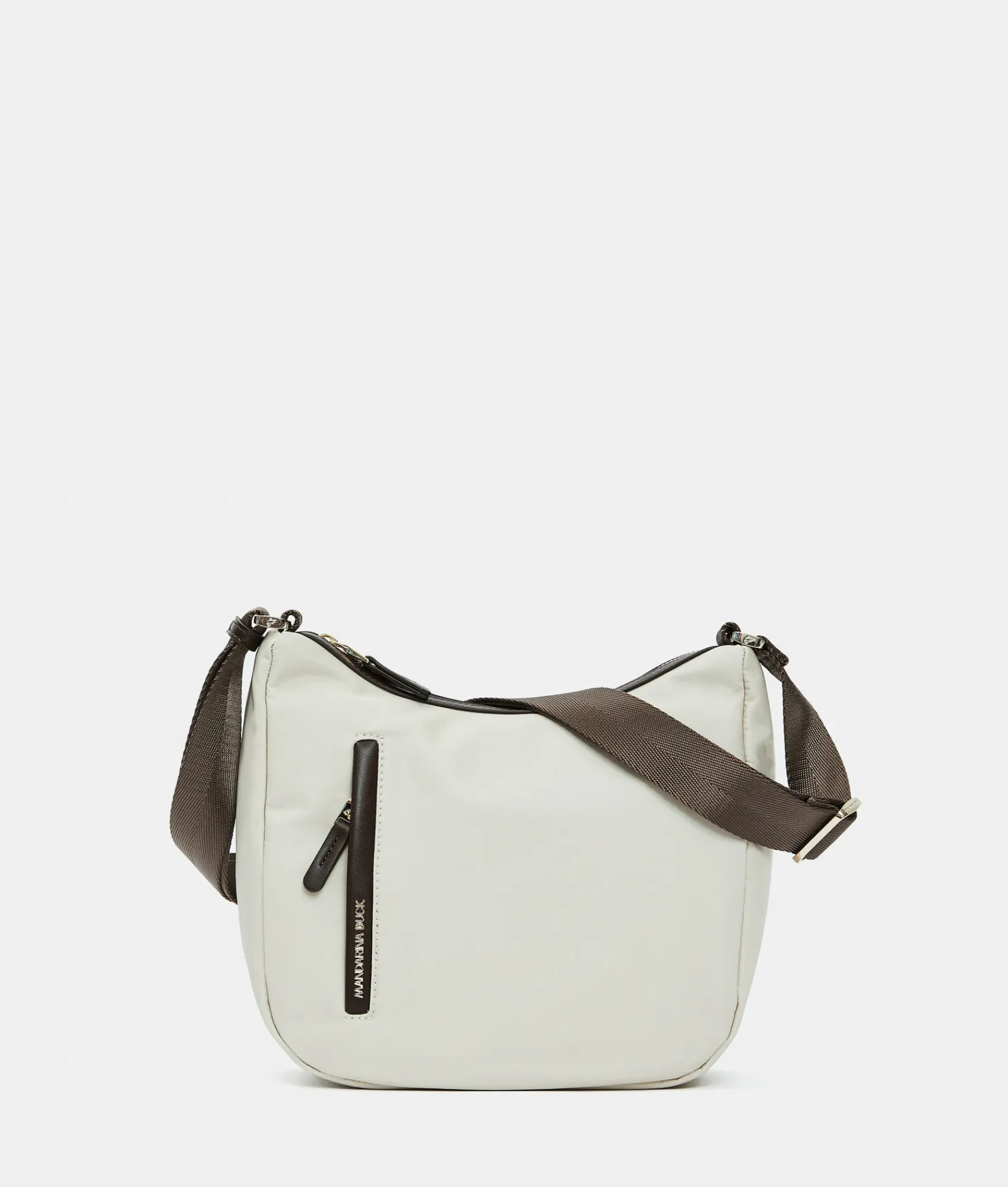 Outlet Mandarina Duck HUNTER Medium Hobo Bag WhitecapGrey