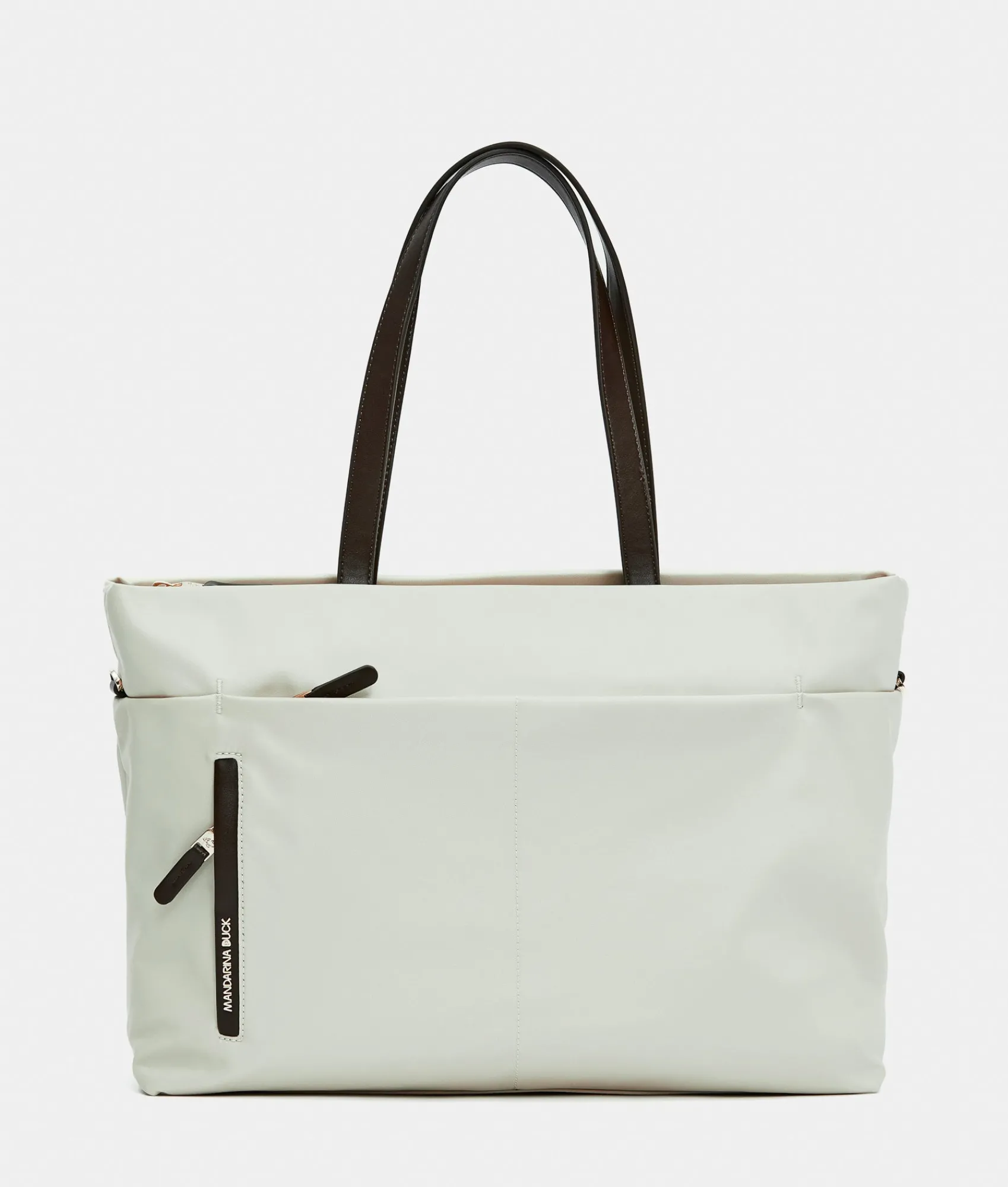 Fashion Mandarina Duck HUNTER Shopper Bag | 15" Laptop WhitecapGrey