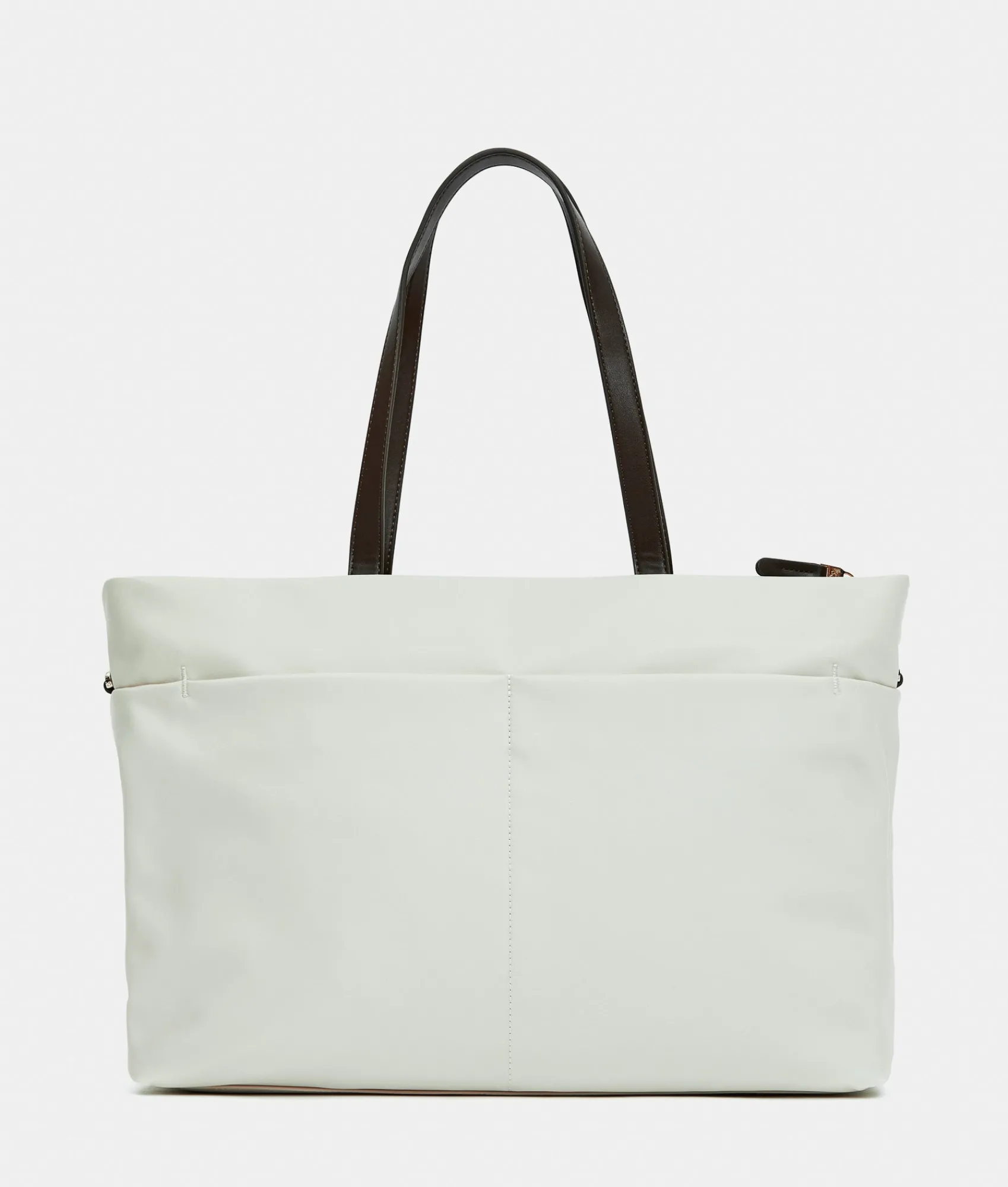 Fashion Mandarina Duck HUNTER Shopper Bag | 15" Laptop WhitecapGrey