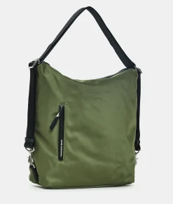 Discount Mandarina Duck HUNTER Shoulder Bag MilitaryGreen