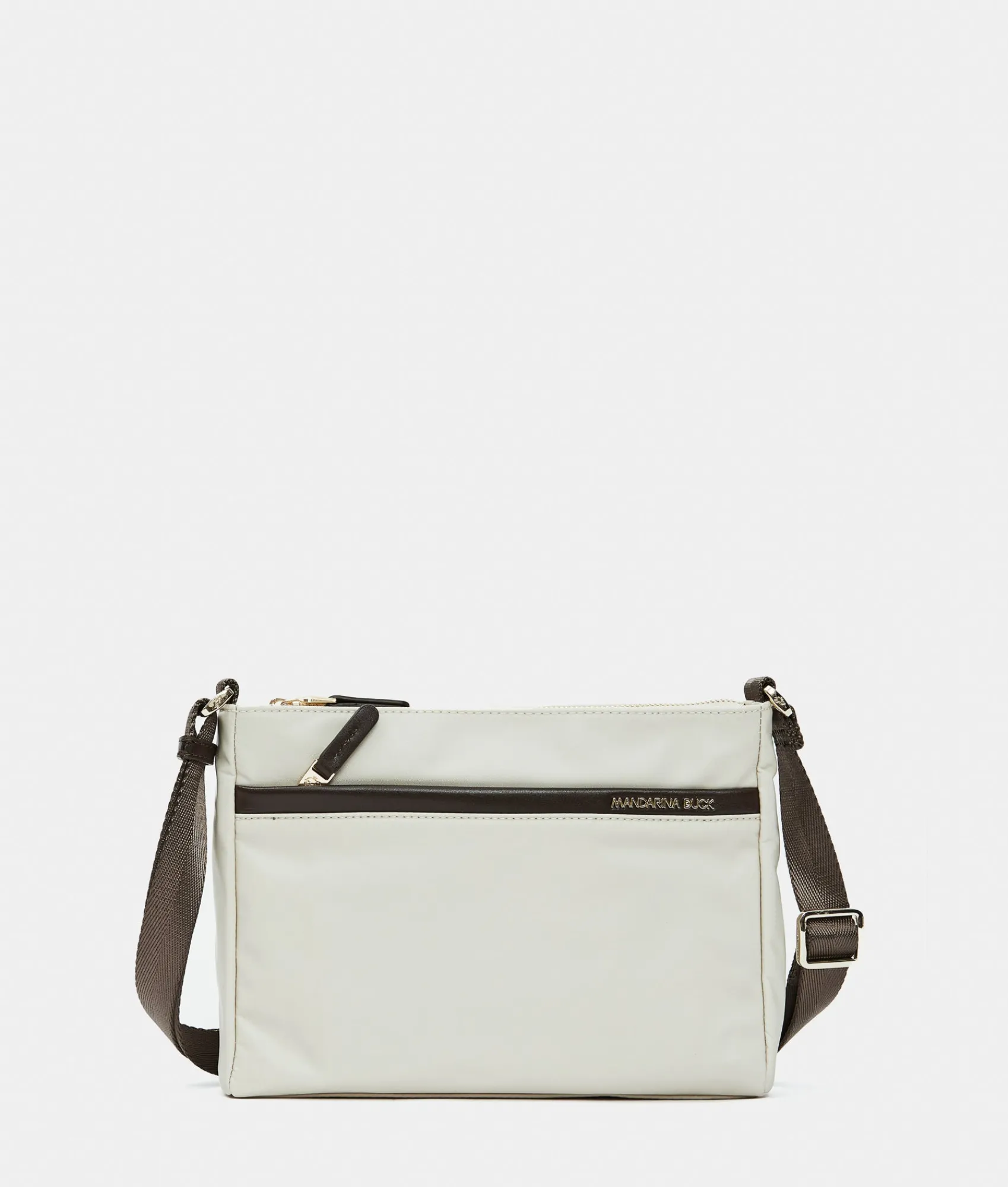 Clearance Mandarina Duck HUNTER Small Crossbody Bag WhitecapGrey