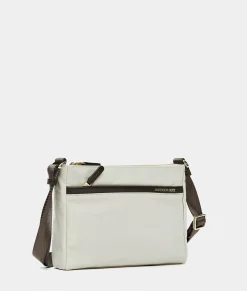 Clearance Mandarina Duck HUNTER Small Crossbody Bag WhitecapGrey