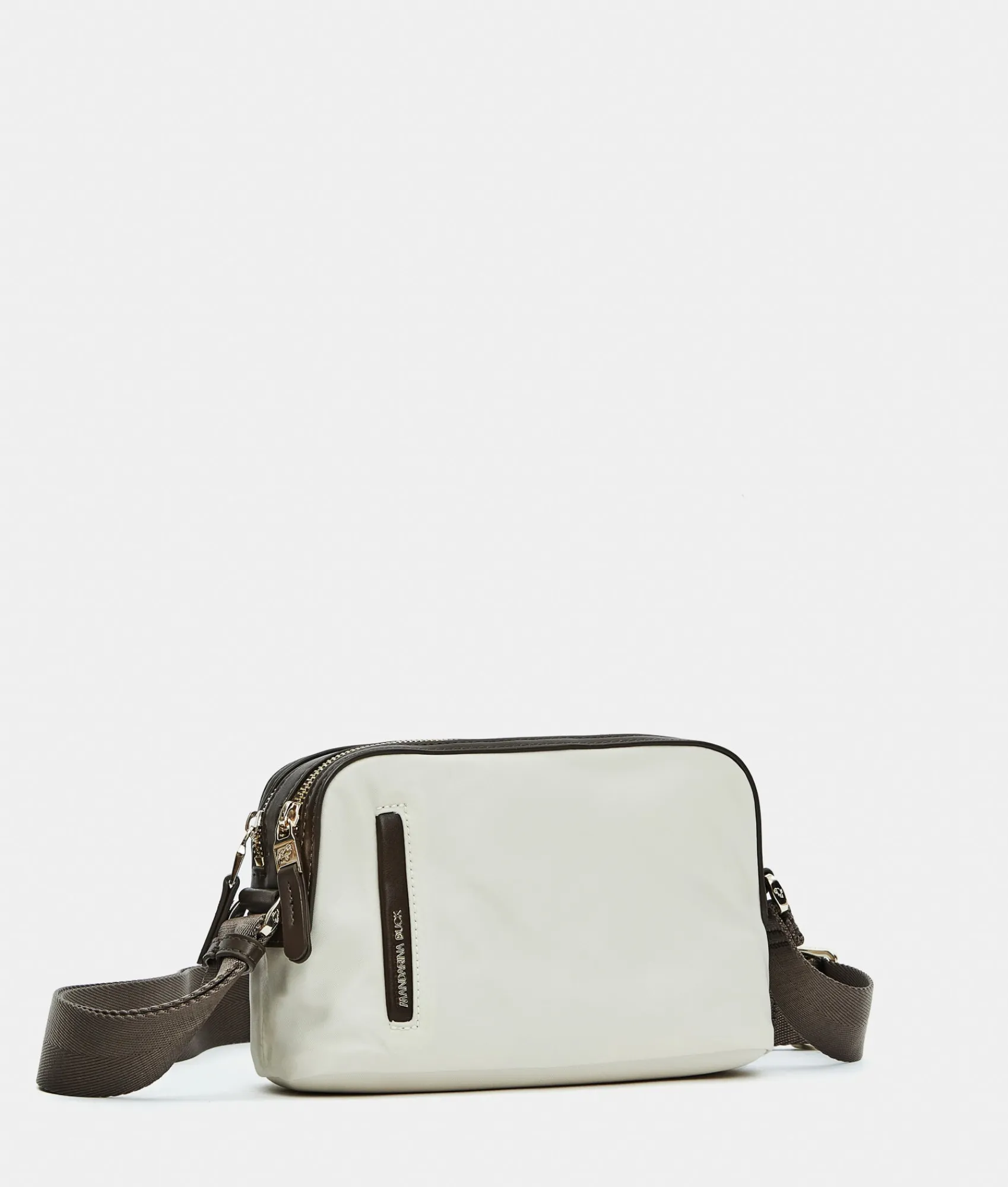 Clearance Mandarina Duck HUNTER Small Crossbody Bag WhitecapGrey