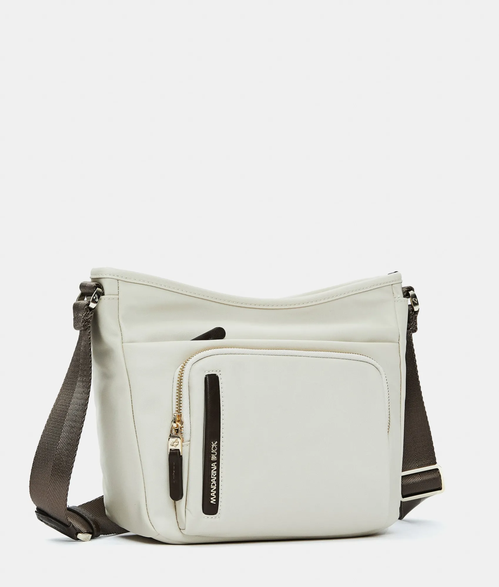Online Mandarina Duck HUNTER Small Crossbody Bag WhitecapGrey