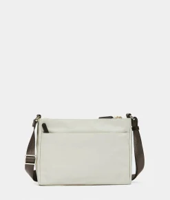 Clearance Mandarina Duck HUNTER Small Crossbody Bag WhitecapGrey