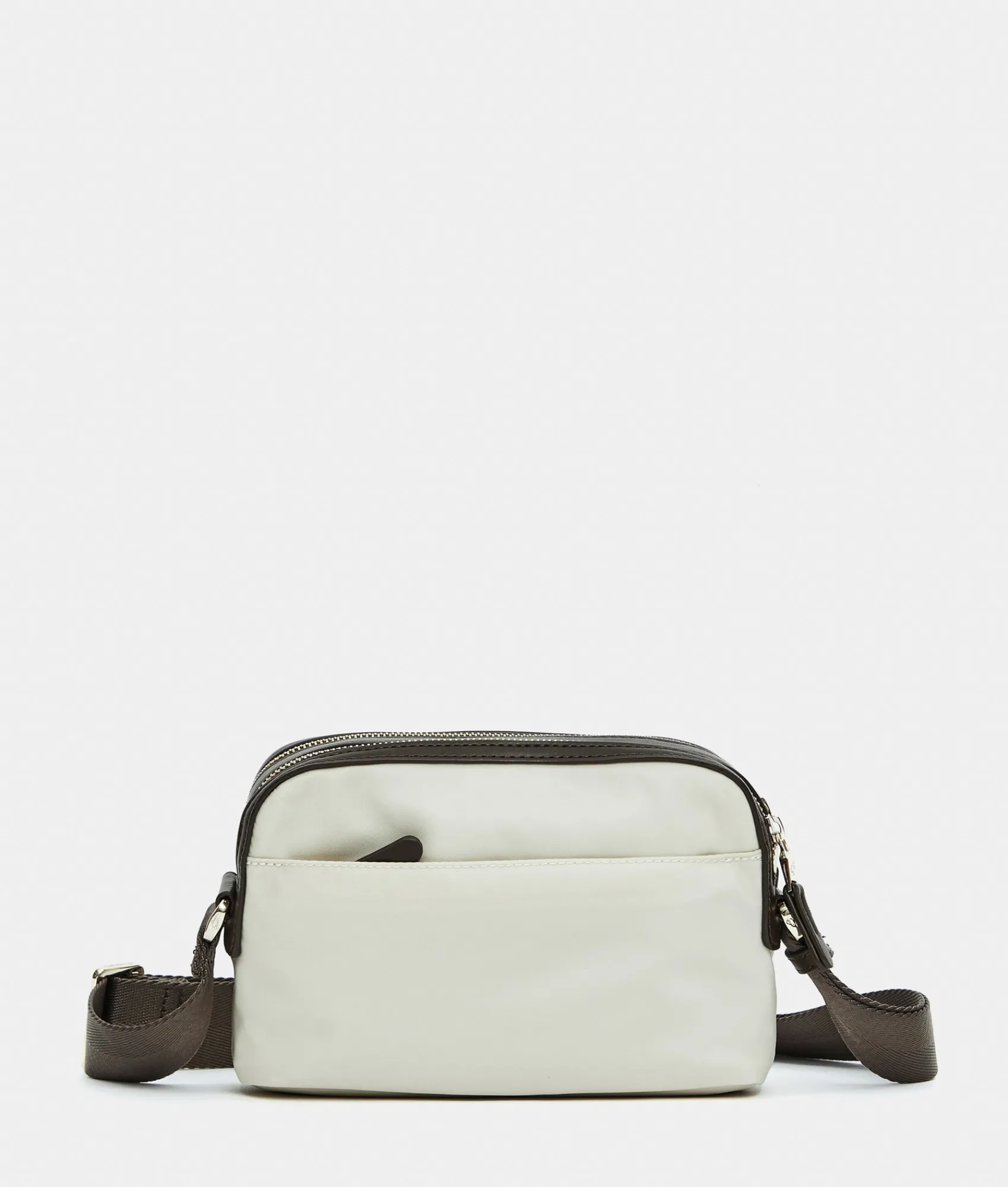 Clearance Mandarina Duck HUNTER Small Crossbody Bag WhitecapGrey