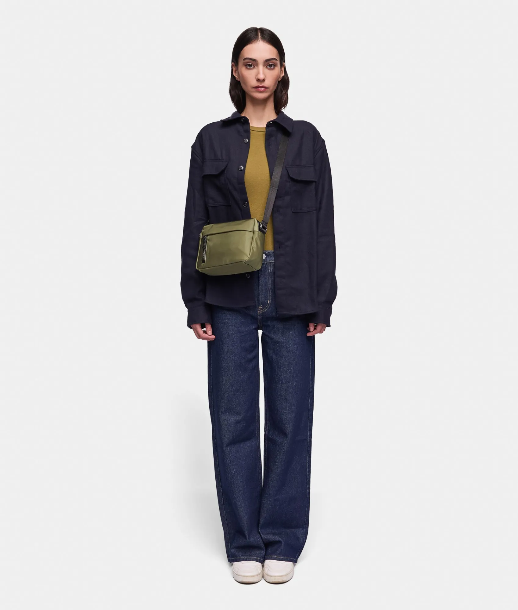 Best Mandarina Duck HUNTER Small Crossbody Bag MilitaryGreen