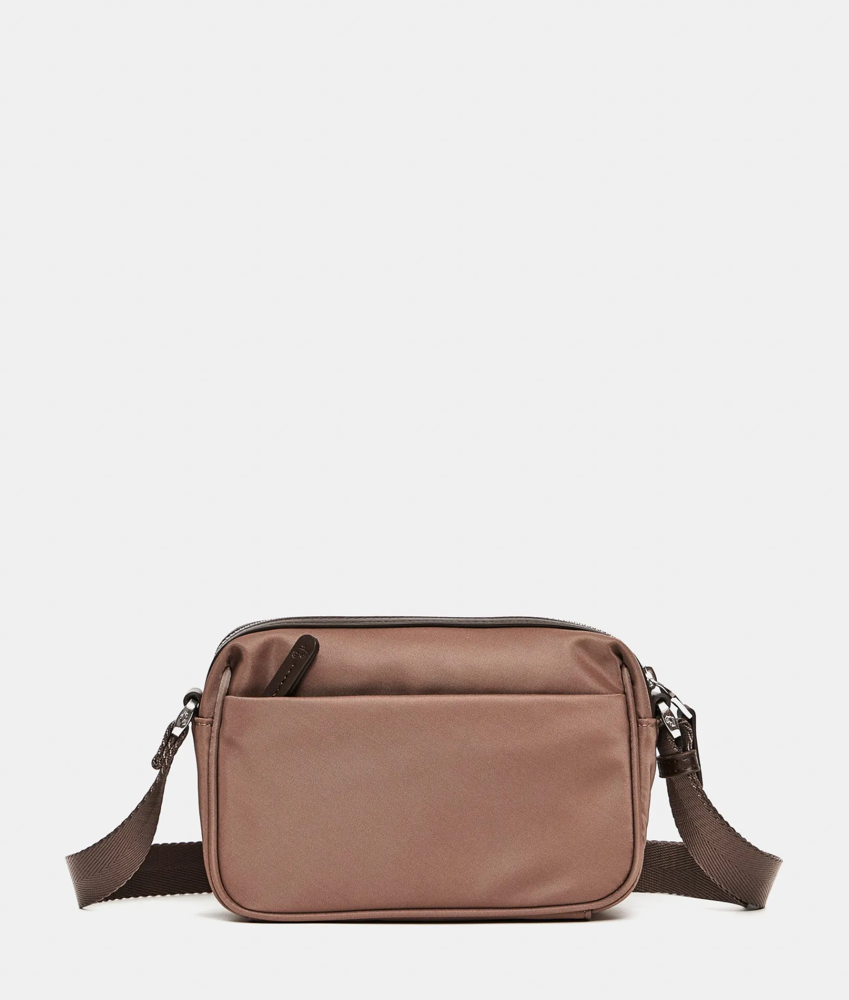 Outlet Mandarina Duck HUNTER Small Crossbody Bag Beaver