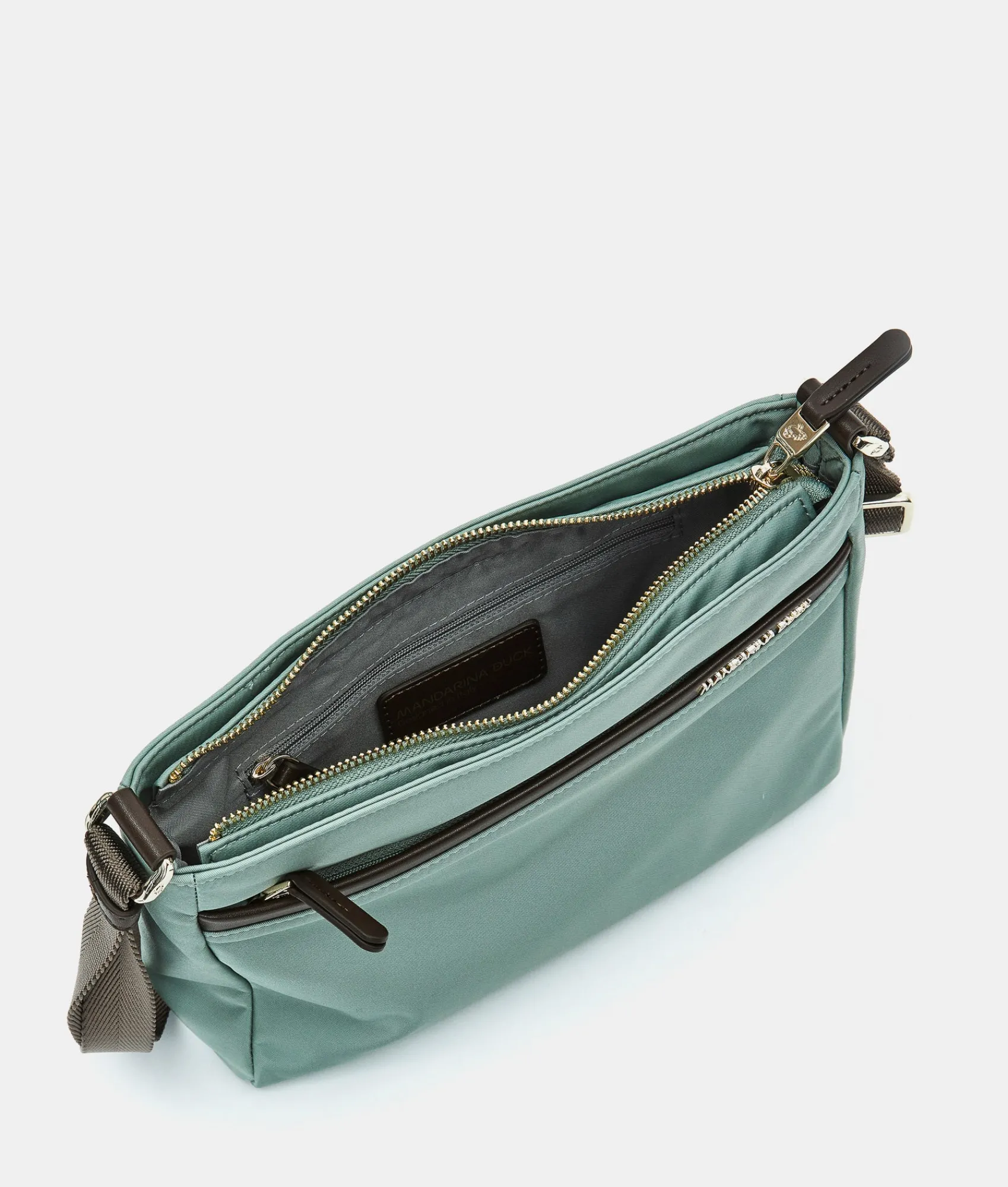 Sale Mandarina Duck HUNTER Small Crossbody Bag IcebergGreen