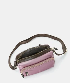 Clearance Mandarina Duck HUNTER Small Crossbody Bag LilacRose