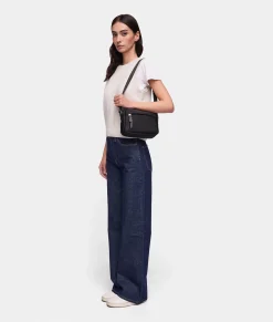 Fashion Mandarina Duck HUNTER Small Crossbody Bag Black