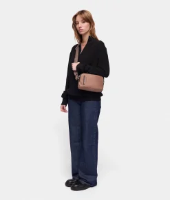 Fashion Mandarina Duck HUNTER Small Crossbody Bag Beaver