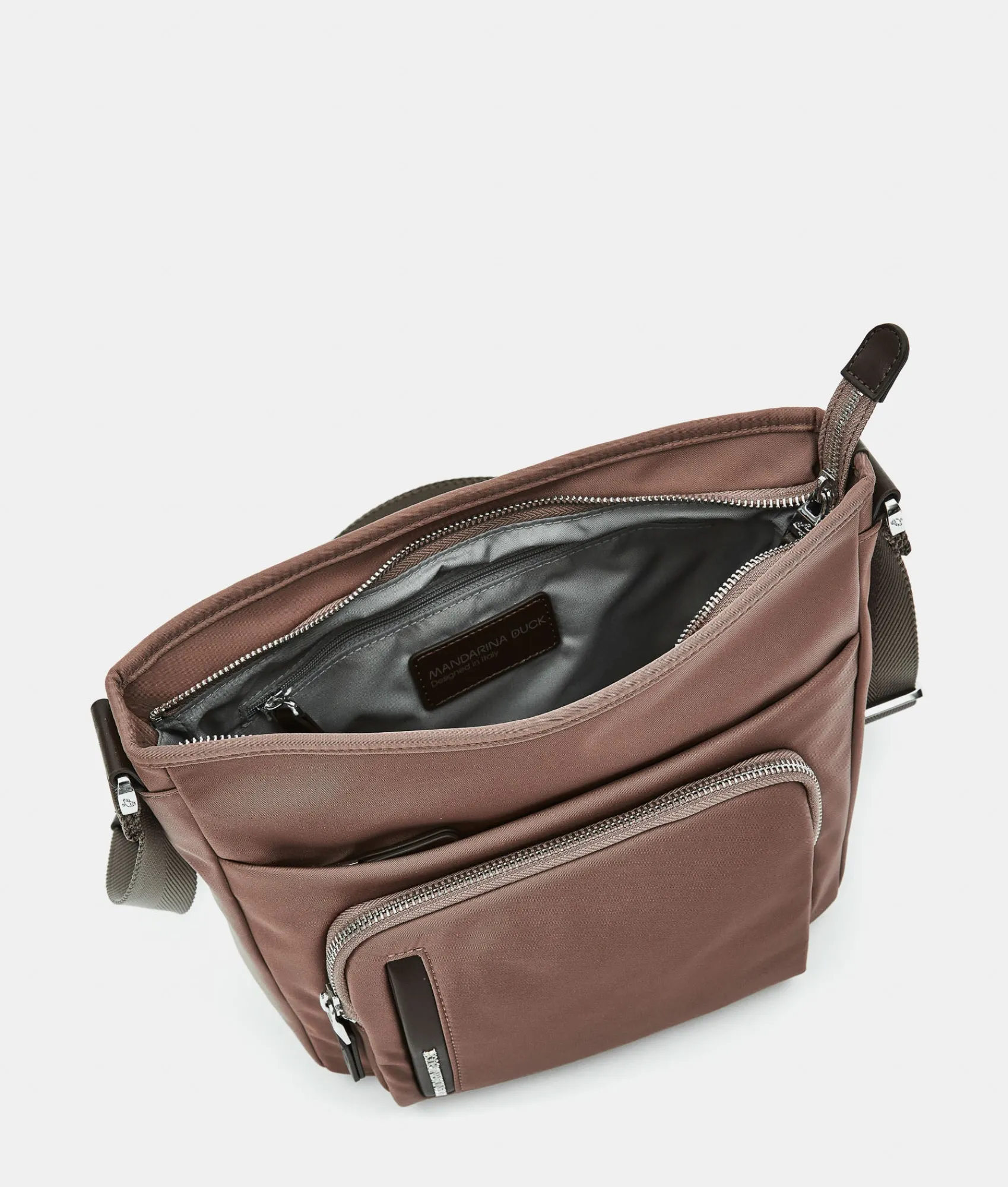 Hot Mandarina Duck HUNTER Small Crossbody Bag Beaver