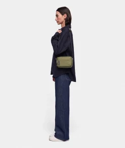 Discount Mandarina Duck HUNTER Small Crossbody Bag MilitaryGreen
