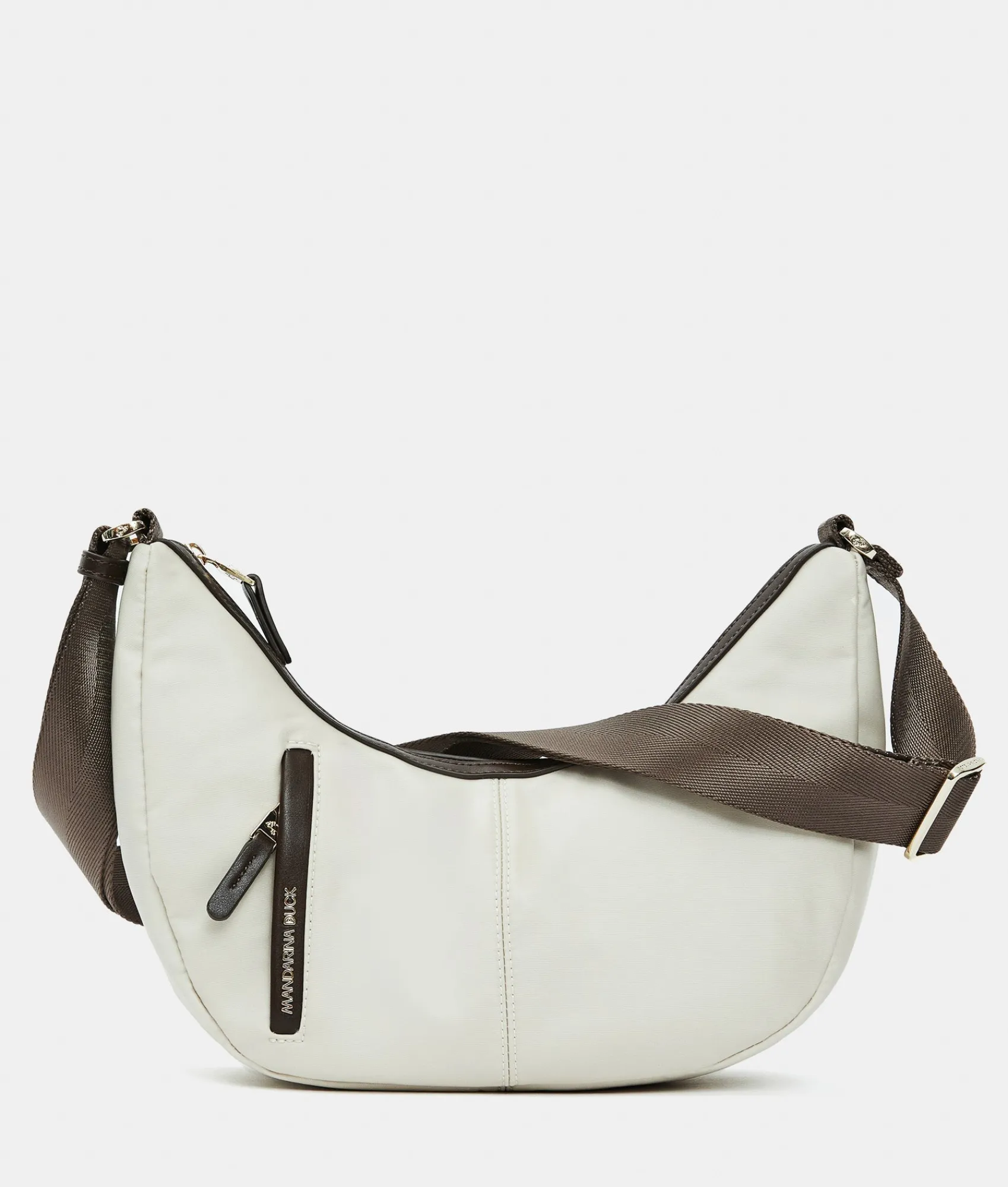 Discount Mandarina Duck HUNTER Small Hobo Bag WhitecapGrey