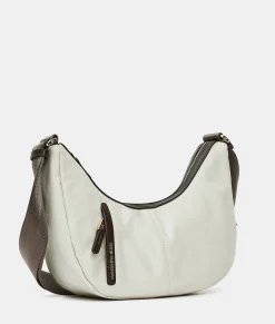 Discount Mandarina Duck HUNTER Small Hobo Bag WhitecapGrey