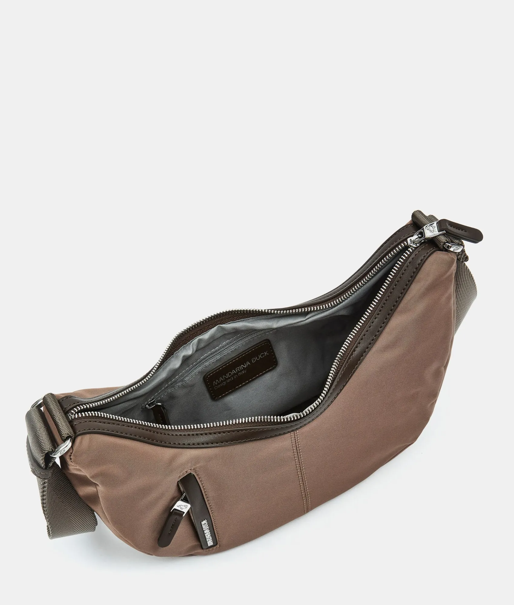 Online Mandarina Duck HUNTER Small Hobo Bag Beaver