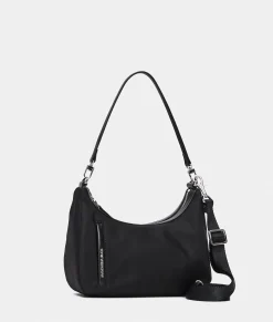 Outlet Mandarina Duck HUNTER Small Shoulder Bag Black
