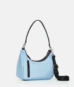 Outlet Mandarina Duck HUNTER Small Shoulder Bag Skyway&Black