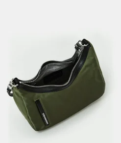 Clearance Mandarina Duck HUNTER Small Shoulder Bag MilitaryGreen