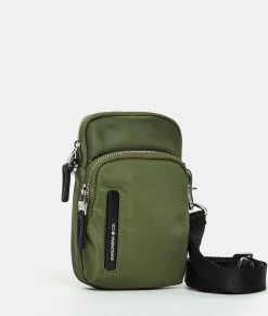 Discount Mandarina Duck HUNTER Smartphone Case With Shoulder Strap MilitaryGreen