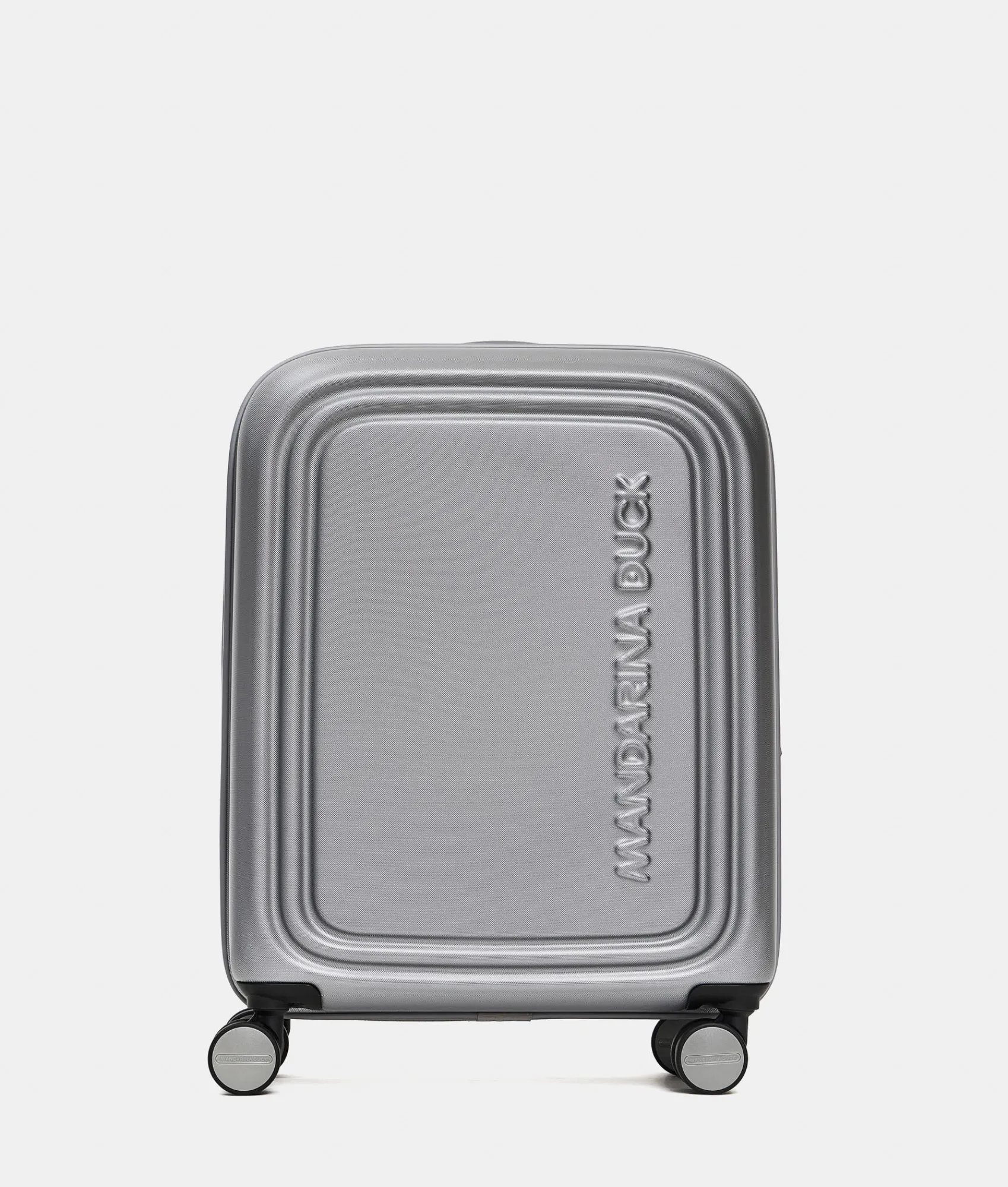 Sale Mandarina Duck LOGODUCK Cabin Trolley (4 Wheels) | cm 55X40X20 Silver