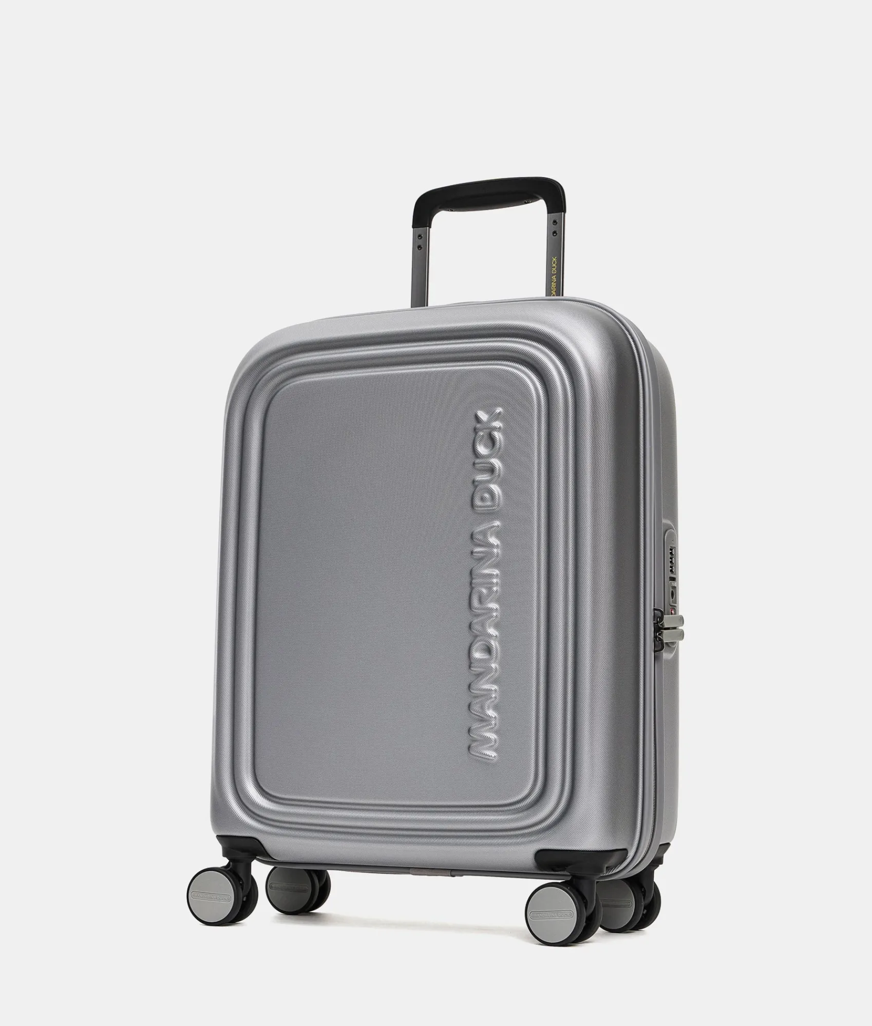 Sale Mandarina Duck LOGODUCK Cabin Trolley (4 Wheels) | cm 55X40X20 Silver