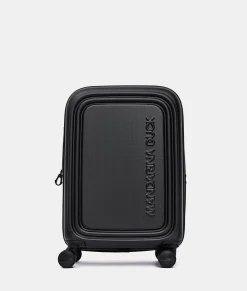 Online Mandarina Duck LOGODUCK+ Expandable Cabin Hard Trolley (4 wheels) | cm 55 x 35 x 23/26 cm Black