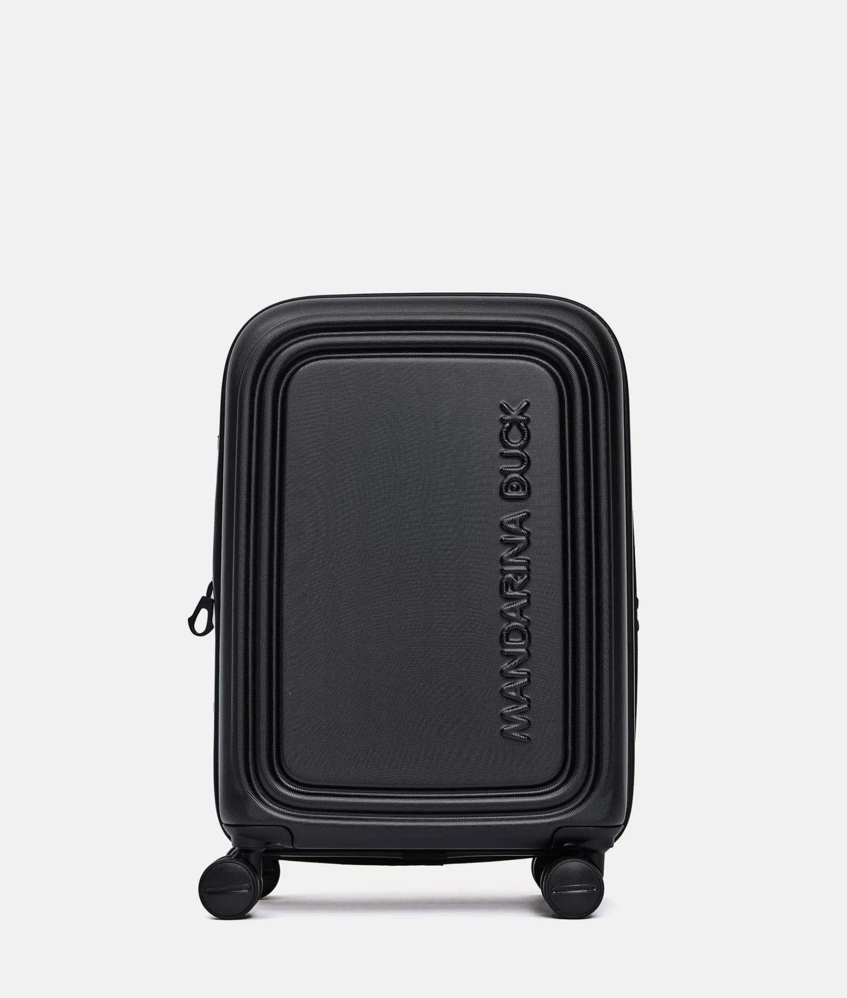 Online Mandarina Duck LOGODUCK+ Expandable Cabin Hard Trolley (4 wheels) | cm 55 x 35 x 23/26 cm Black