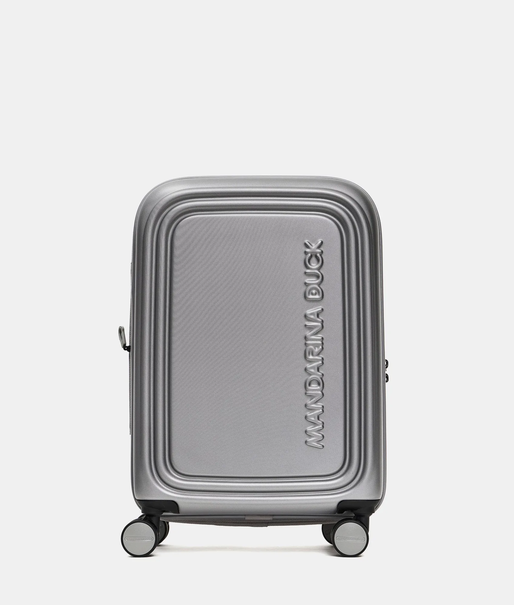 Online Mandarina Duck LOGODUCK+ Expandable Cabin Hard Trolley (4 wheels) | cm 55 x 35 x 23/26 cm Silver