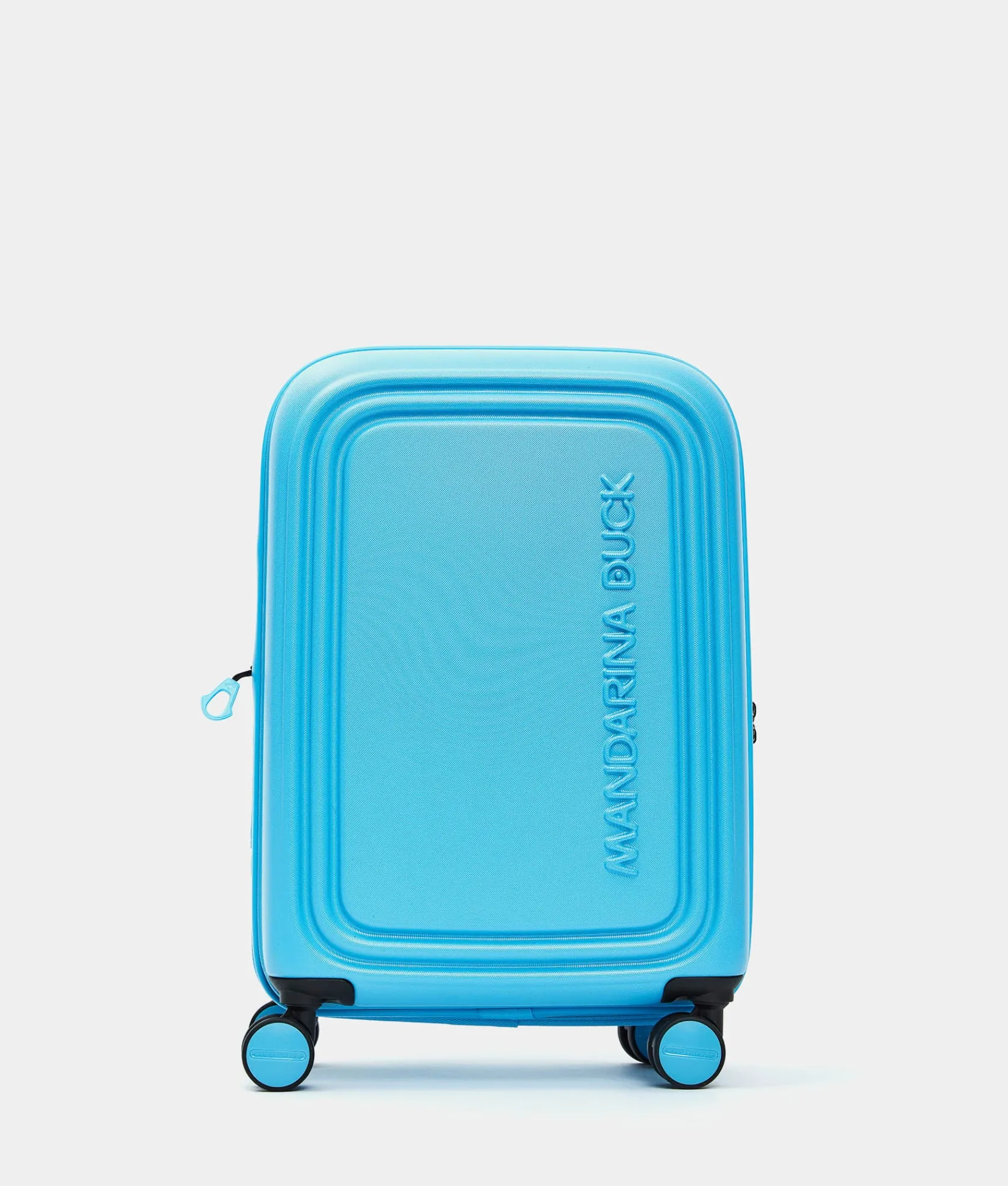 New Mandarina Duck LOGODUCK+ Expandable Cabin Hard Trolley (4 wheels) | cm 55 x 35 x 23/26 cm Aquarius
